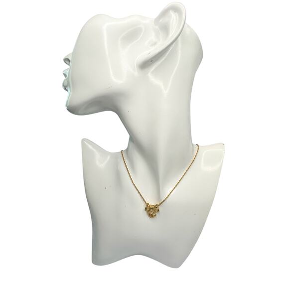 Givenchy G with Big Bow Gold Plated Necklace - Picture 10 of 10